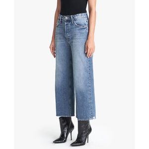 Mother The Tomcat Cropped Wide Leg Jeans
